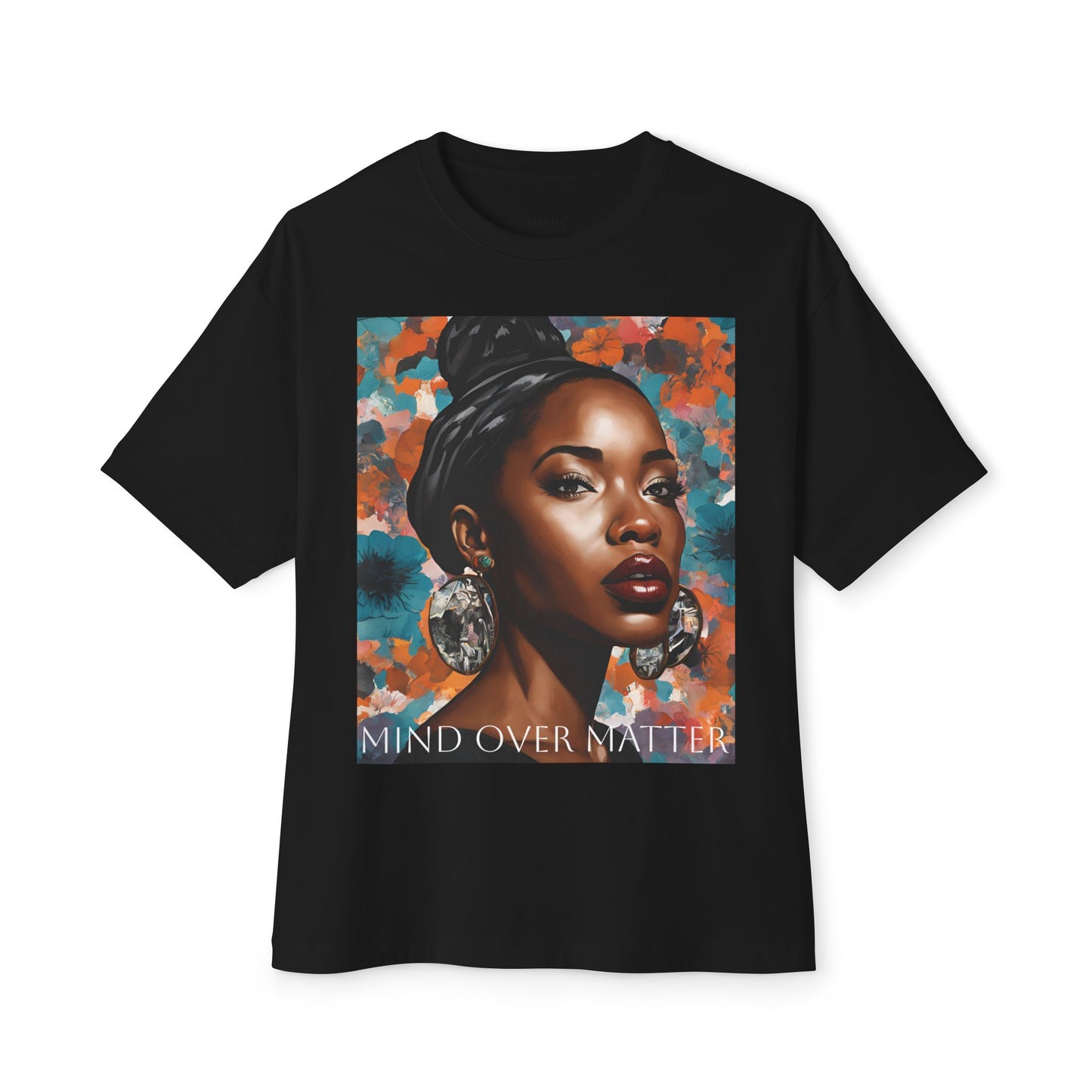 Mind Over Matter Oversized Tee - Empowering Unisex Boxy T-Shirt