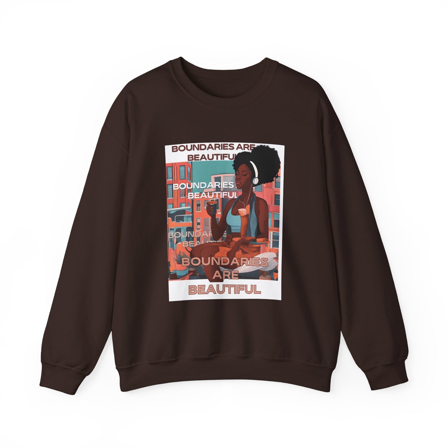 Boundaries Are Beautiful Unisex Crewneck Sweatshirt