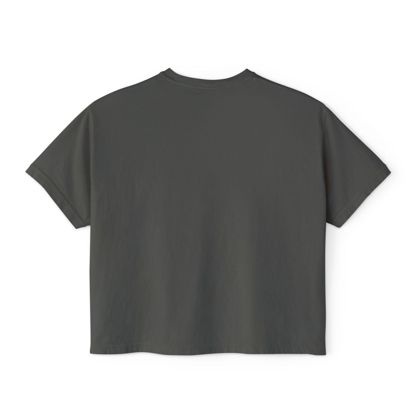 Black Bold and Balanced Women's Boxy Tee - Empowering Casual Wear