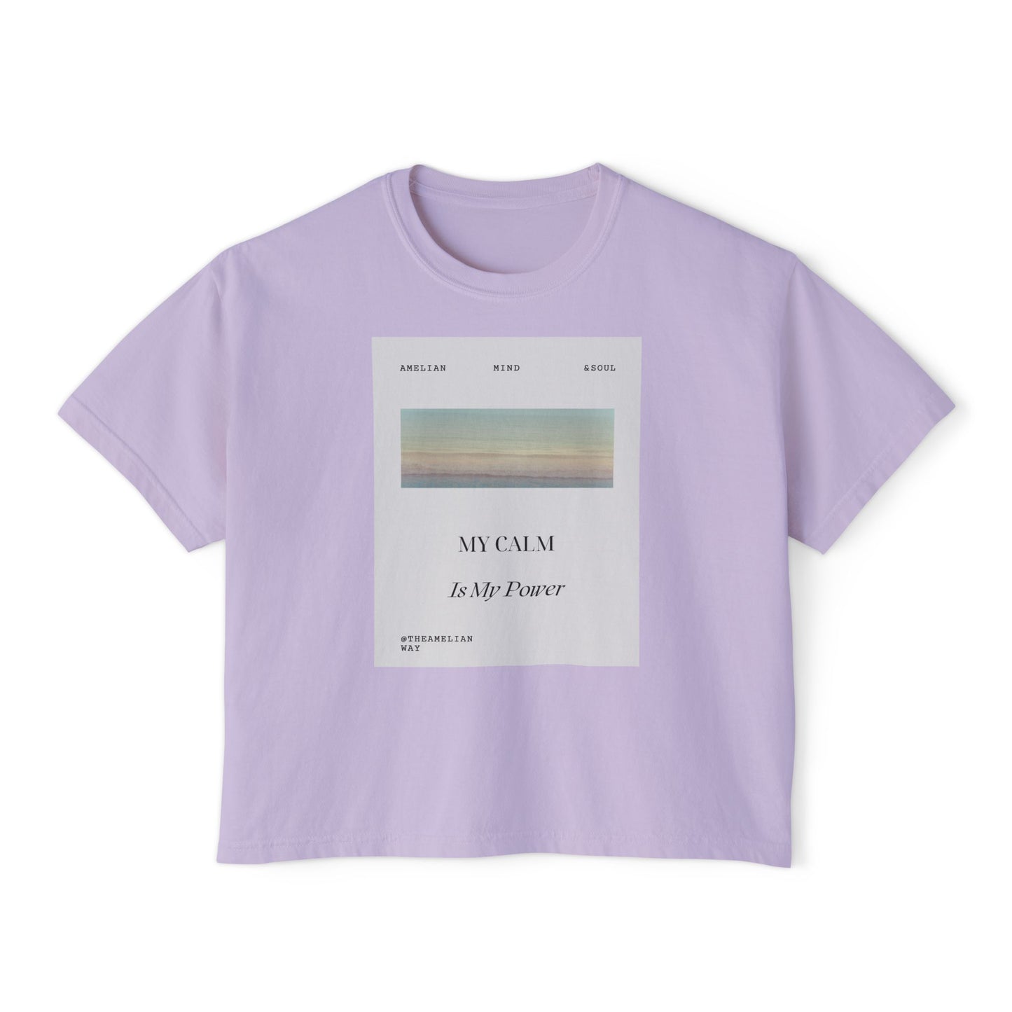 'My Calm is my Power' Women's Boxy Tee