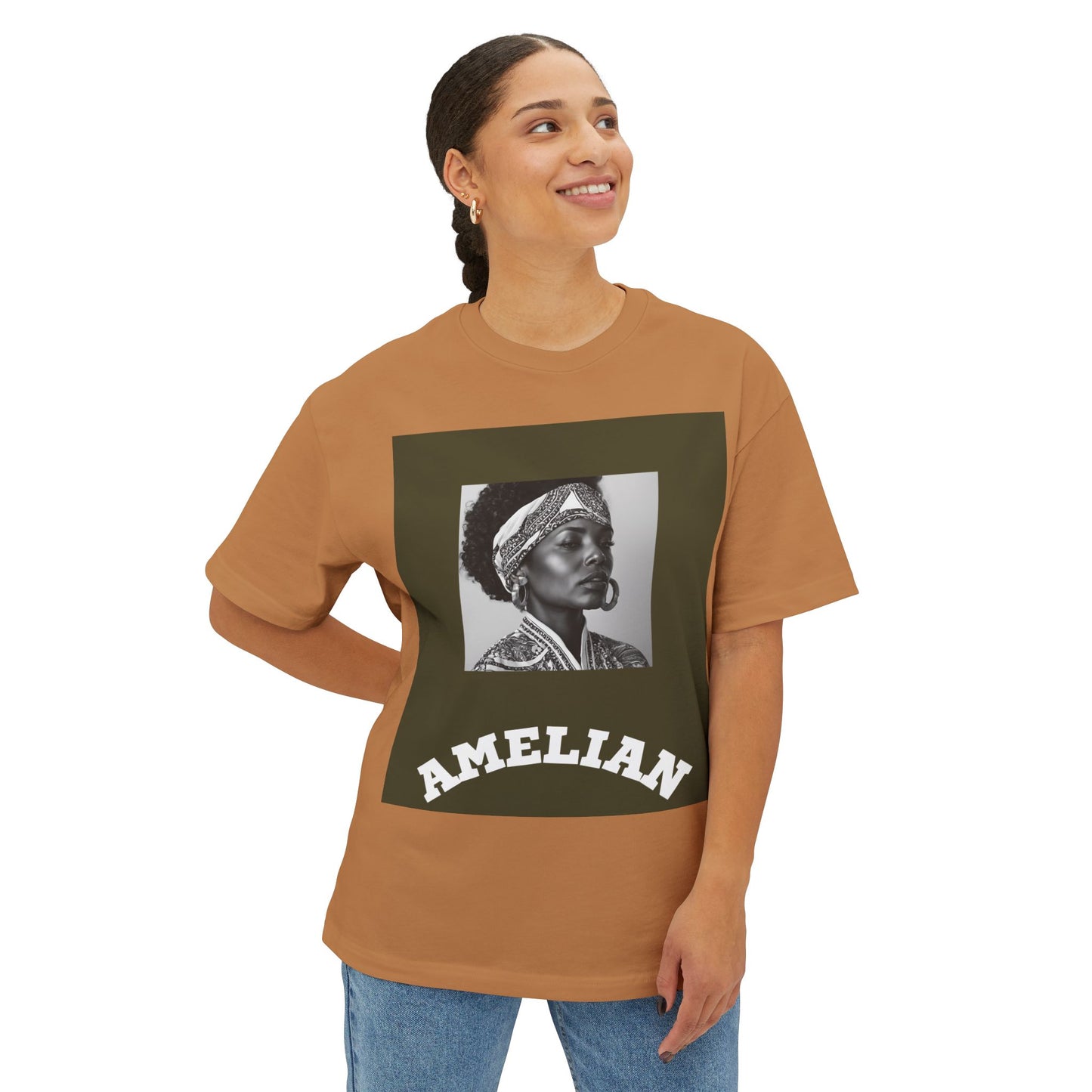 Amelian Unisex Oversized Boxy Tee